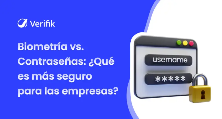 Biometría frente a contraseñas - qué es más seguro para las empresas