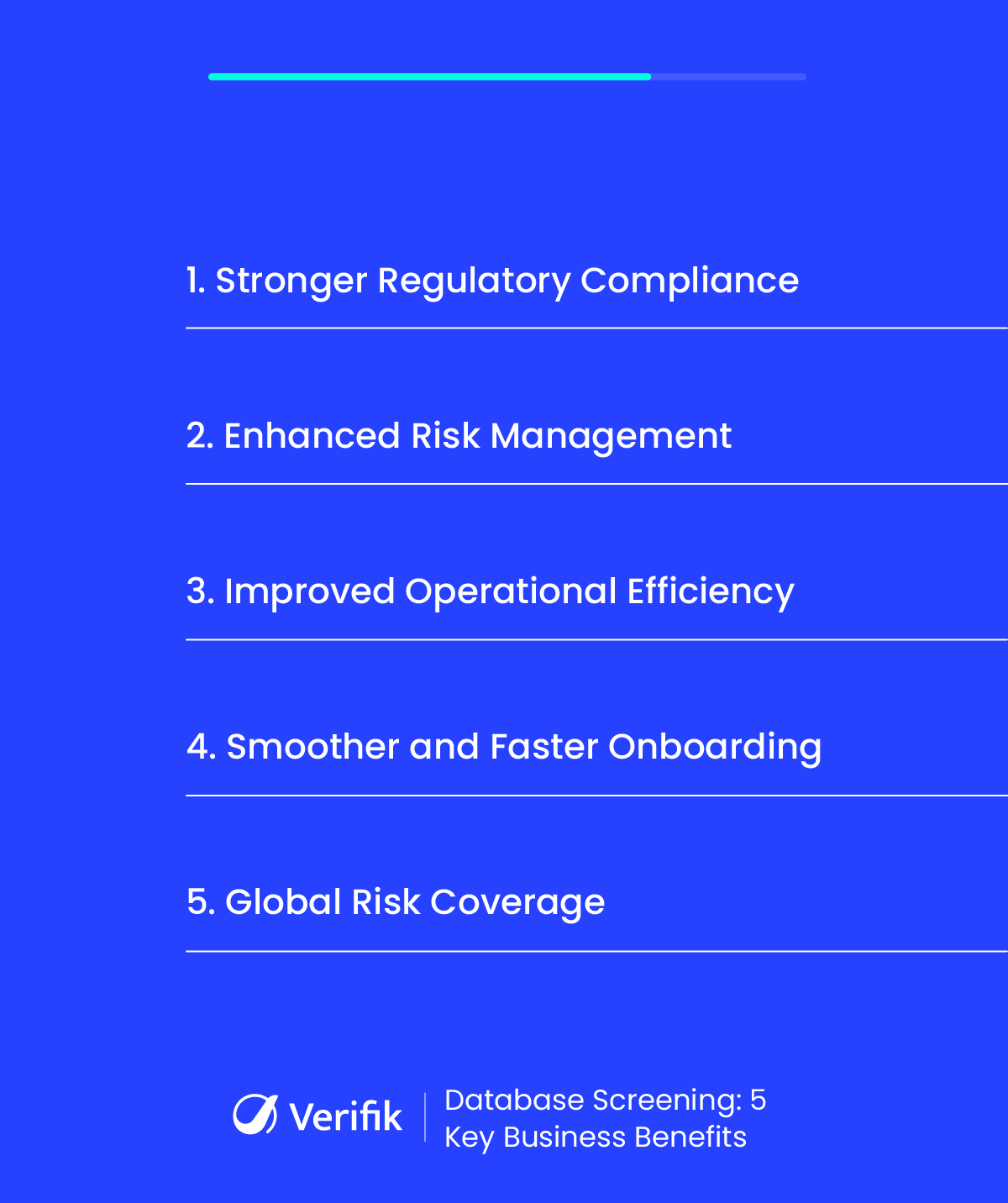 Database Screening - 5 Key Business Benefits