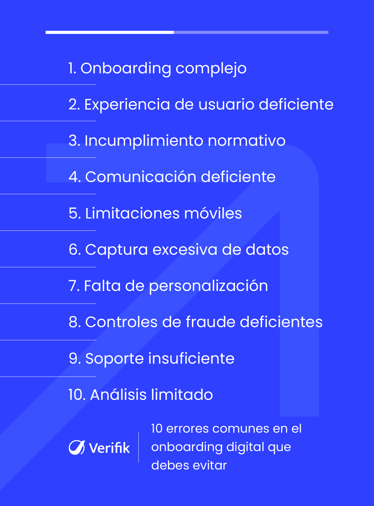 Diez errores comunes de onboarding digital que se deben evitar