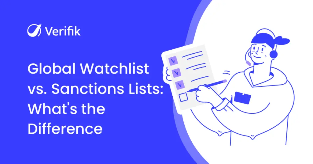 Global Watchlist vs. Sanctions Lists - What's the Difference
