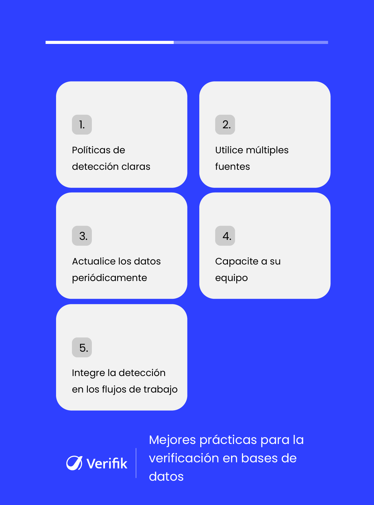 Mejores prácticas para la verificación de bases de datos