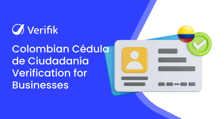 Colombian Cédula de Ciudadanía Verification for Businesses