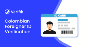 Colombian Foreigner ID Verification