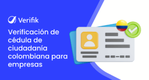 Verificación de cédula de ciudadanía colombiana para empresas