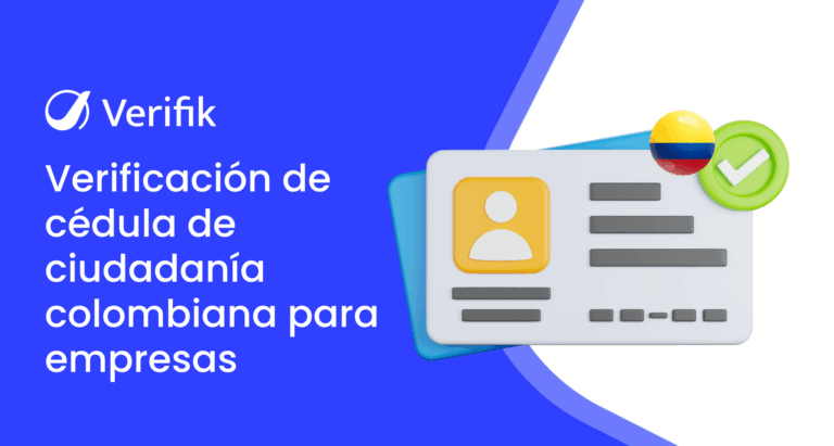 Verificación de cédula de ciudadanía colombiana para empresas