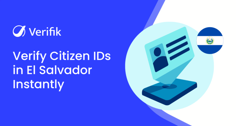 Verify Citizen IDs in El Salvador Instantly