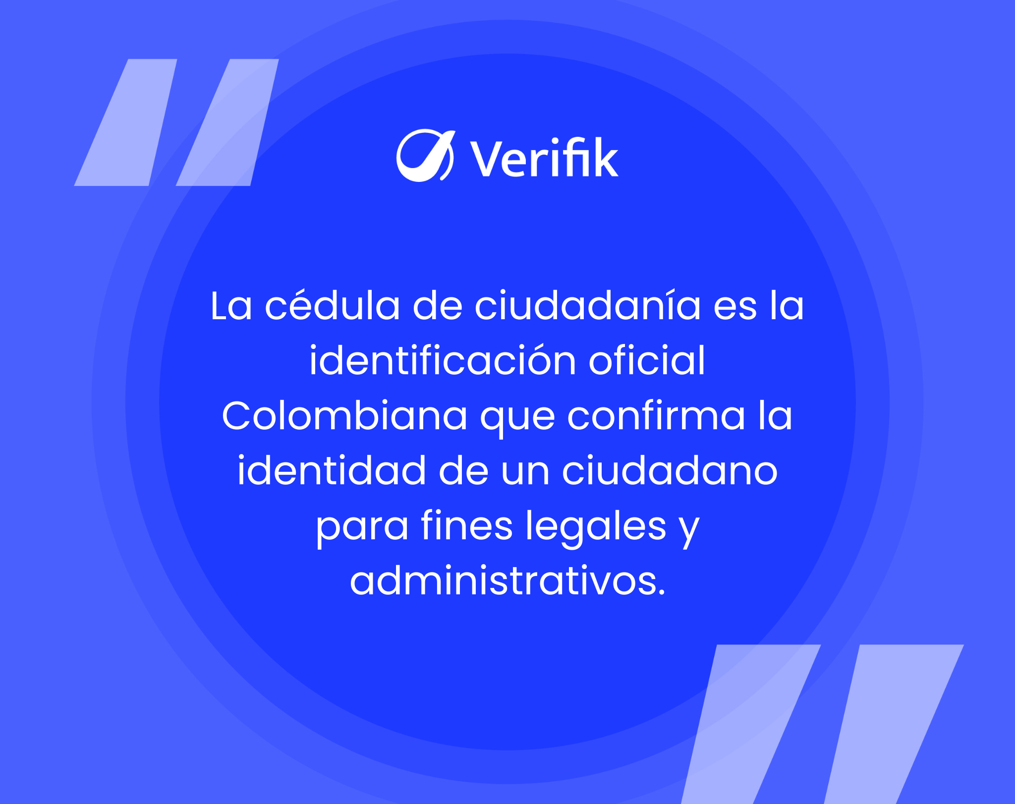 ¿Qué es una cédula de ciudadanía