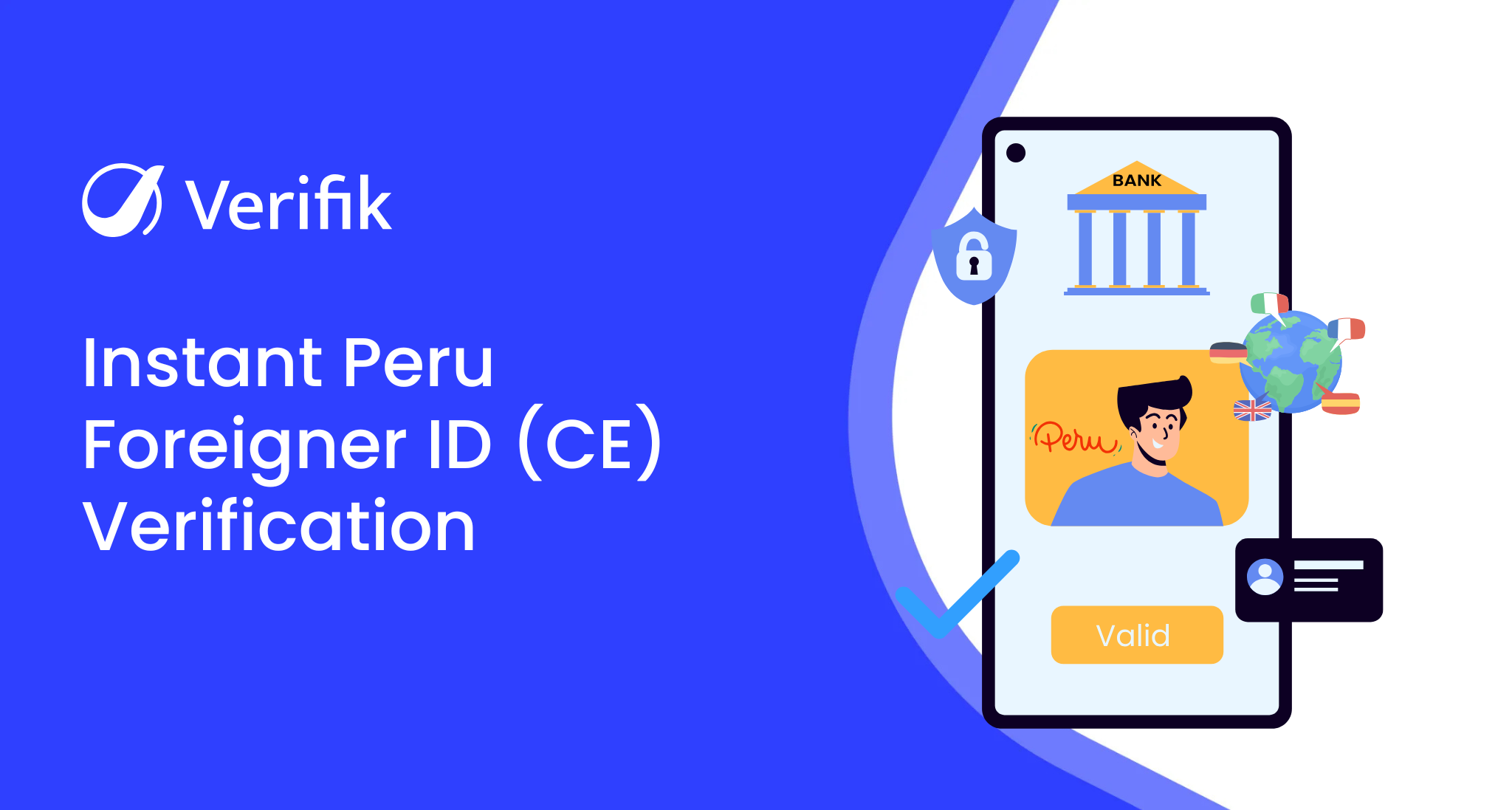 Instant Peru Foreigner ID Verification