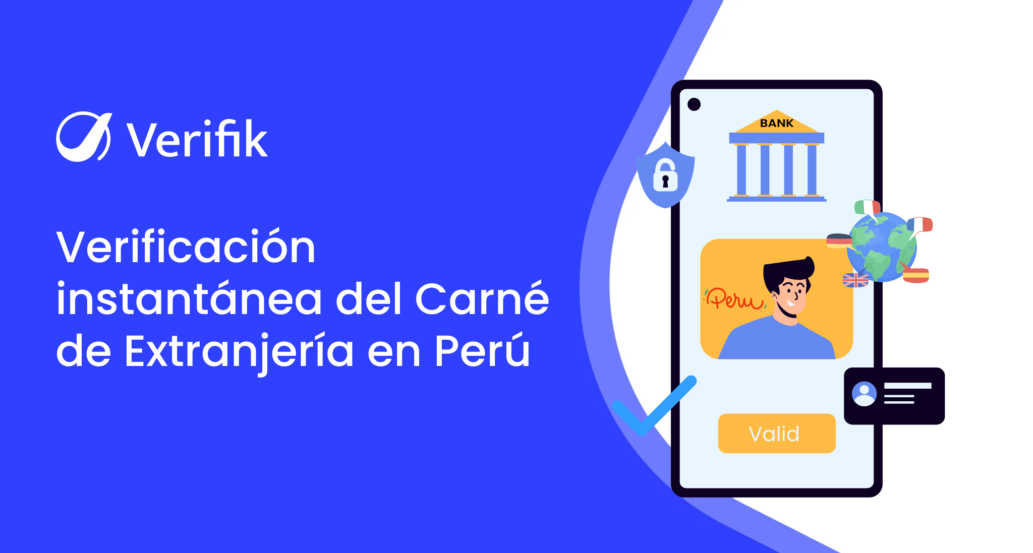 Verificación instantánea del Carné de Extranjería en Perú (CE)