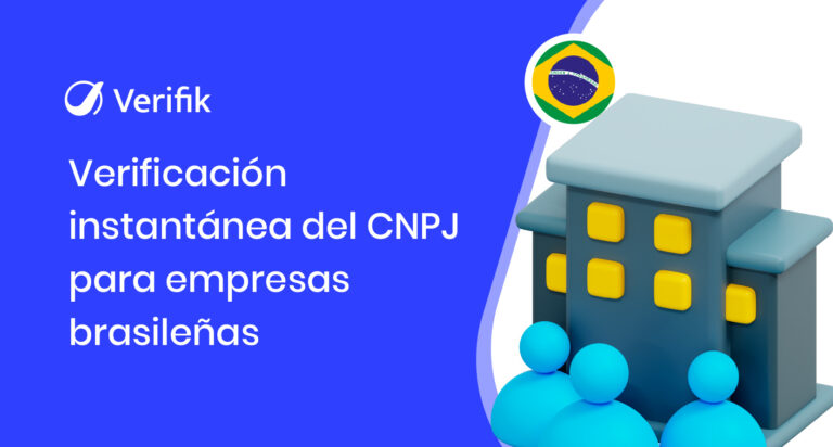 Verificación instantánea del CNPJ para empresas brasileñas