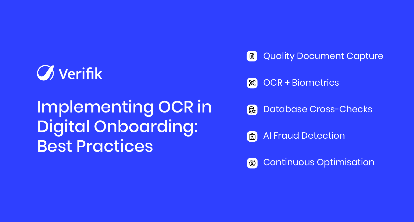 Implementing OCR in Digital Onboarding - Best Practices