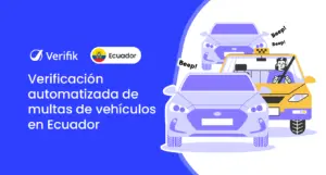 Verificación automatizada de multas de vehículos en Ecuador
