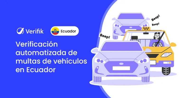 Verificación automatizada de multas de vehículos en Ecuador