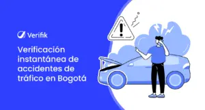 Verificación instantánea de accidentes de tráfico en Bogotá