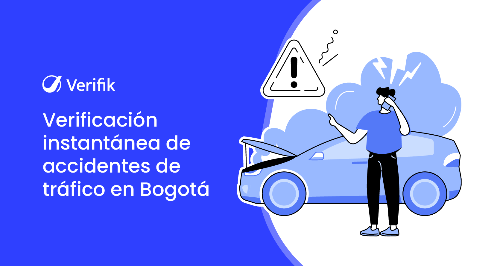 Verificación instantánea de accidentes de tráfico en Bogotá