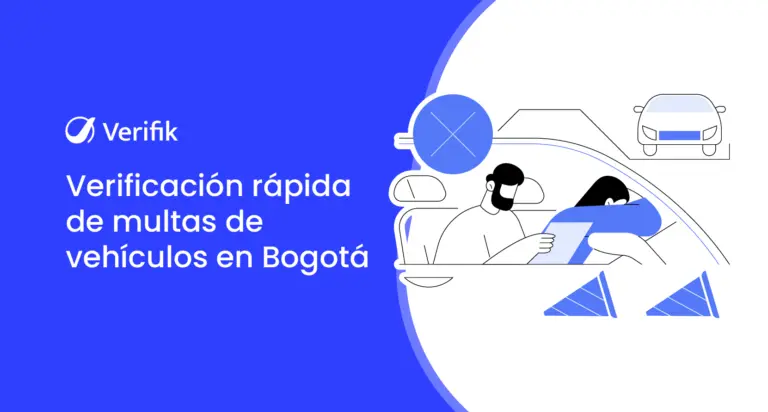 Verificación rápida de multas de vehículos en Bogotá