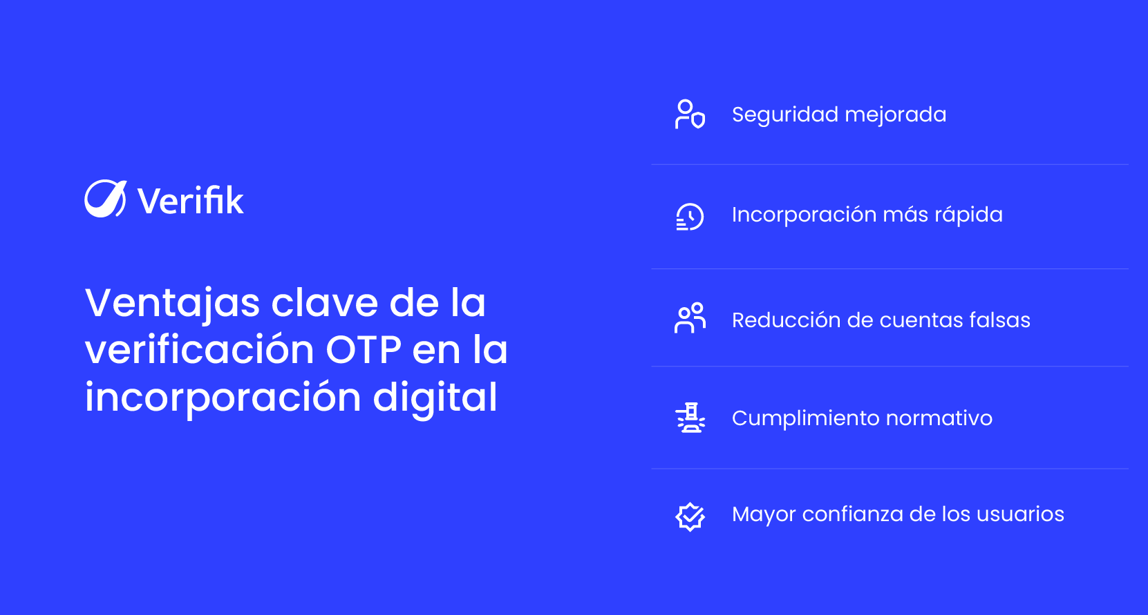 Beneficios clave de la verificación OTP en la incorporación digital