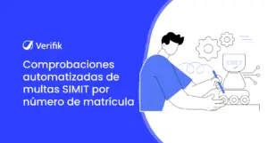 Comprobaciones automatizadas de multas SIMIT por número de matrícula