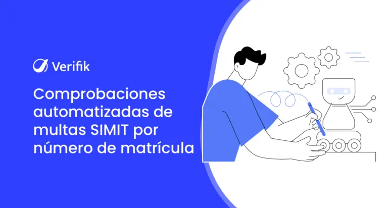 Comprobaciones automatizadas de multas SIMIT por número de matrícula