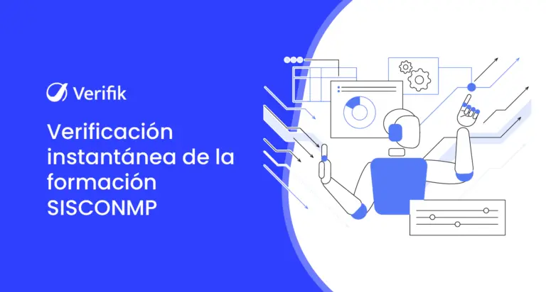 Verificación instantánea de la formación SISCONMP