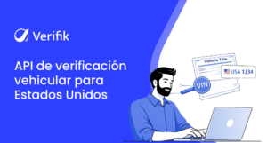 API de verificación vehicular para Estados Unidos