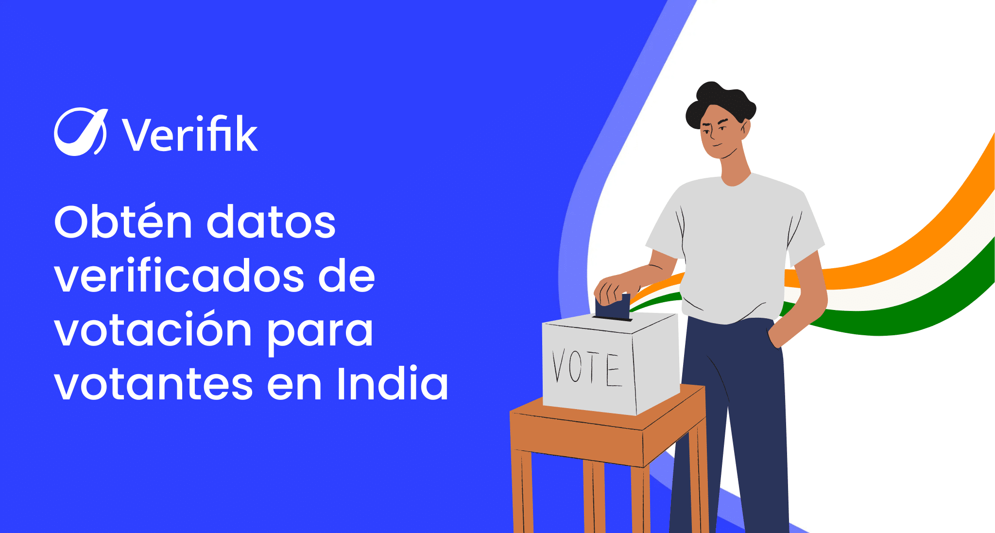 Obtén datos verificados de votación para votantes en India