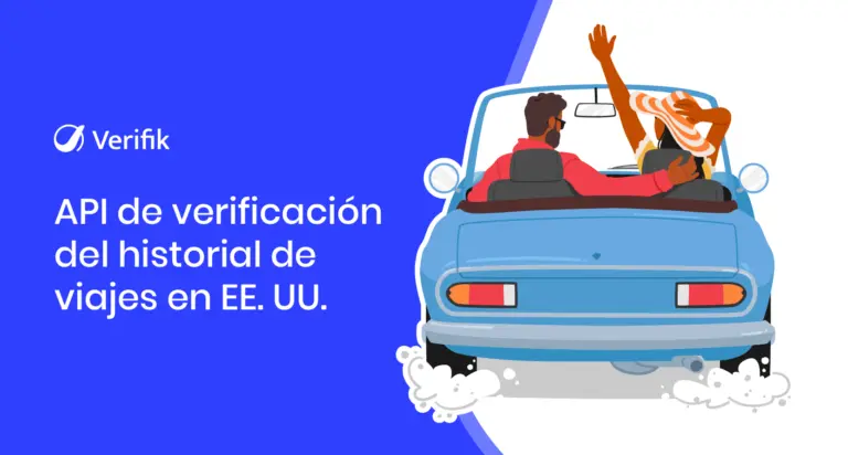 API de verificación del historial de viajes en EE. UU.