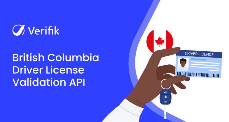 British Columbia Driver License Validation API