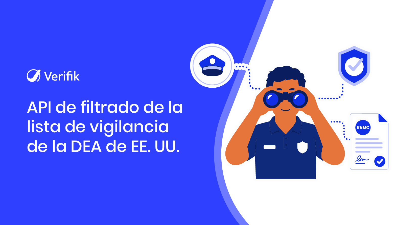API de screening de listas de vigilancia DEA de EE. UU. para verificación instantánea