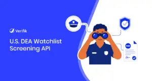 U.S. DEA Watchlist Screening API