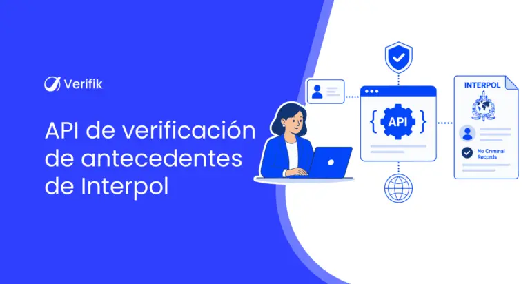 API de verificación de antecedentes de Interpol